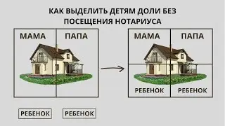 Выделение долей детям без нотариуса, изменения в законе