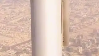Will Smith Enjoying the Top of Burj Khalifa