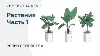 Семейства растений для Revit | Релиз набора семейств