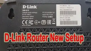 D-Link Router New Setup | DIR-615