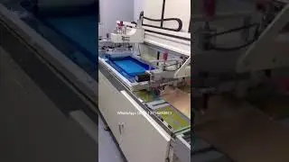 Fully automatic roll to roll silk screen printing machine