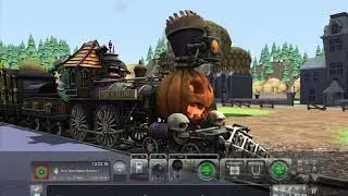 TRAIN SIMULATOR - PUMPKIN HEAD TRAIN IN THE HOUSE - THE COMPILATION!