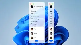 Animated Sidebar Navigation Menu With HTML CSS & JS