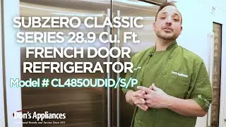 SubZero Classic Series 28.9 Cu. Ft. French Door Refrigerator (Model # CL4850UDID/S/P)