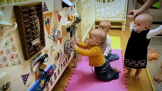 Тройняшкам 7 лет