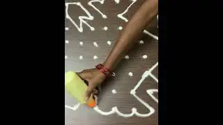 8x8 Flower Muggulu Designs | Flower Rangoli Designs Shorts