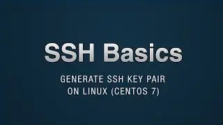 SSH   Generate SSH key pair on Linux