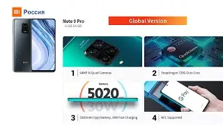 Xiaomi Redmi Note 9 Pro with aliexpress