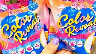 ДОСТАЛИСЬ СУПЕР НАБОРЫ  Color Reveal / Наборы Barbie Домашние животные 5 СЮРПРИЗОВ