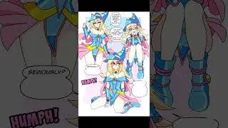 Introducing My odd Dark Magician Girl!  [comic short]  #anime #animecomicdub #animecomic