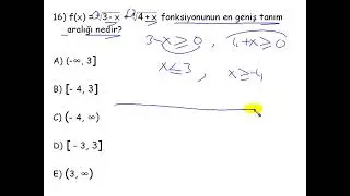 Örnek 16 - Matematik Dersleri