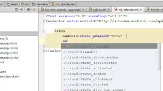 Android Studio Tutorial - 17 - Highlight selected item in a ListView