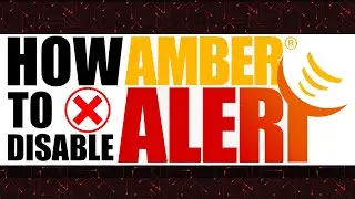 How to Turn Off Amber Alerts/Emergency Alerts (Quick Guide) - Disable Emergency Alerts