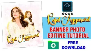 kajal agarwal Birthday photo editing tutorial || PSD FILE LINK BELOW DESCRIPTION FREE DOWNLOAD 👇👇👇||