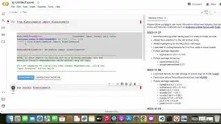 ModuleNotFoundError: No module named 'elasticsearch'