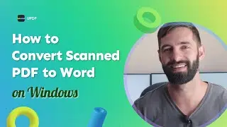 How to Convert Scanned PDF to Word on Windows | UPDF