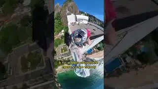 ОН СБЕЖАЛ С ВЕРХУ ЗДАНИЯ НА ПАРАШЮТЕ! 🪂😱