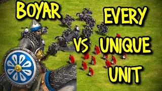 ELITE BOYAR vs EVERY UNIQUE UNIT | AoE II: Definitive Edition