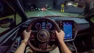 2022 Subaru WRX GT - POV Night Drive (Binaural Audio)