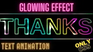 CSS Transparent Text Gradient Spotlight Using Only HTML CSS