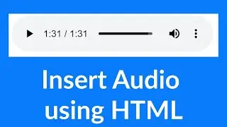 how to add audio in html [Quickest Method] | Quick Code Academy