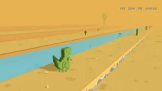 Play Google Dinosaur Game 3D - Online