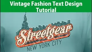 CorelDRAW Tutorial Vinage Fashion Style Text Design
