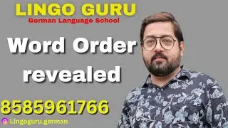 Word Order | Sentence Structure of Nominativ, Akkusativ, Dativ| Useful for Beginners | #learngerman
