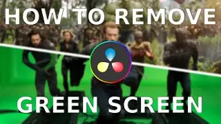 How To Remove Green Screen In DaVinci Resolve in 2 Minutes