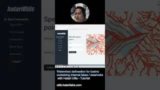 Watershed delineation for basins containing internal lakes / reservoirs with Hatari Utils - Tutorial
