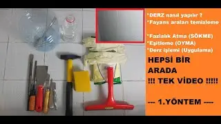 DERZ Dolgu Hazırlama ve Çekme  !!! HER ŞEY DAHİL !!!   SÖKME - OYMA -UYGULAMA DETAYLI * 1.YÖNTEM *