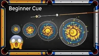 8 ball pool Golden Shot 🤫 Beginner Cue Lucky shot