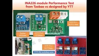 INA226 Module Performance Test ( Taobao vs designed by YTT) | 芸庭樹工作室