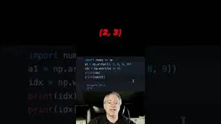 Find index of Numpy array values 