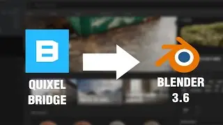 How to INSTALL and use QUIXEL BRIDGE for BLENDER 3.6 !