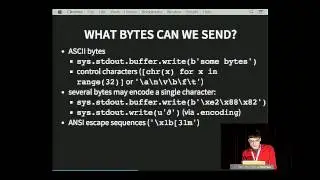 Thomas Ballinger - Terminal whispering - PyCon 2015