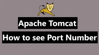 How to find out Port number of  apache Tomcat 9 Web Server | forgot apache tomcat 9 port number