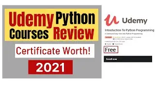 Udemy Python Course for Beginners |Is Udemy worth it in 2021