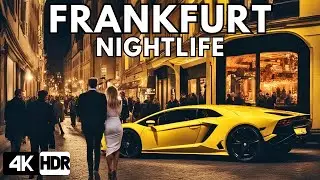 Frankfurt Nightlife | Red light district | Germany walking tour 4k HDR