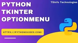 Python Tkinter OptionMenu | OptionMenu in Python TKinter Example