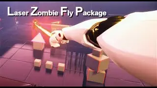 Laser Zombie Fly Package UE4