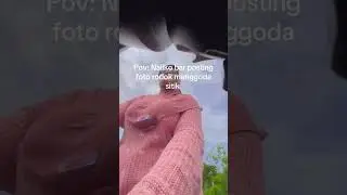 Hijab tobrut naik motor