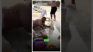 тигр в бассейне