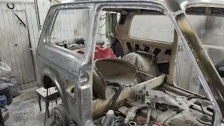 Нива. Полное удаление коррозии.