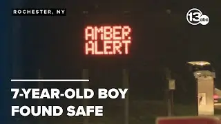 AMBER Alert for 7-year-old cancelled; child found unharmed in Rochester home