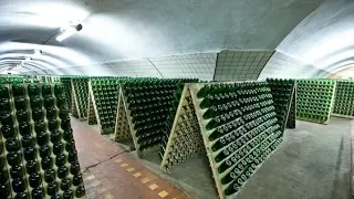 Как изготавливают шампанское! Подвалы Абрау Дюрсо.