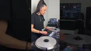 Sound on 🔊@deejaytjr tests out juggles on the @pioneerdjglobal PLX-CRSS12s