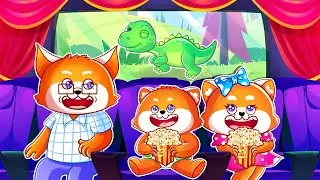 First Time At The Cinema 🍿🎥Educational Cartoons Good for Children || Lucky Zee Zee Stories