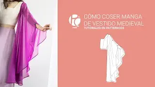 Tutorial manga con vuelo para vestido medieval o fiesta