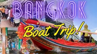 Boattrip Bangkok 👍You will see local life and local culture , Viewpoint, Temple , Floating market